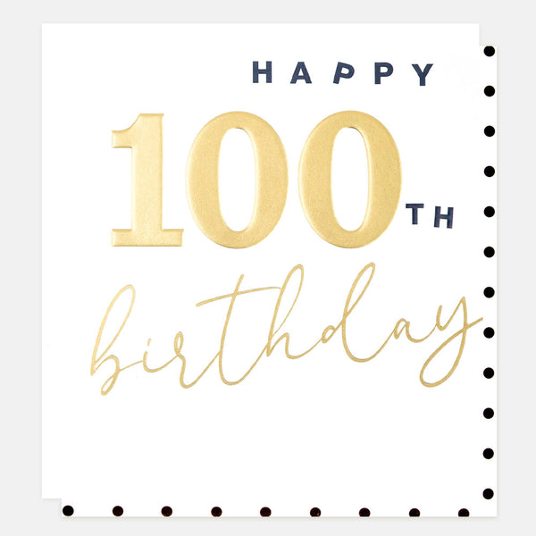 gold-happy-100th-birthday-card-caroline-gardner for 100th Birthday Card Printable Free Gold Happy 100th Birthday Card – Caroline Gardner for 100th Birthday Card Printable Free