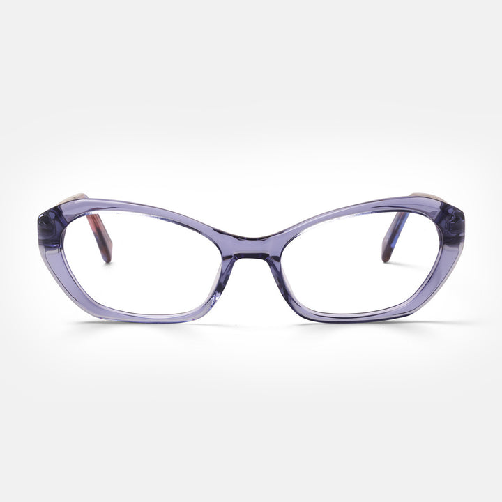 Purple 'spunky' reading glasses by Eyebobs