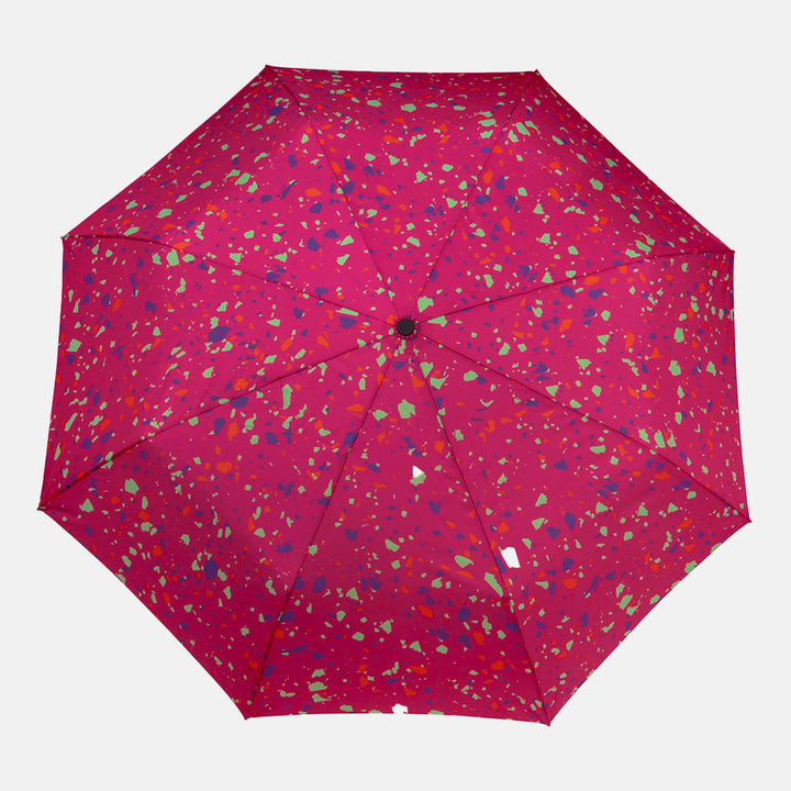 duckhead red terrazzo folding umbrella