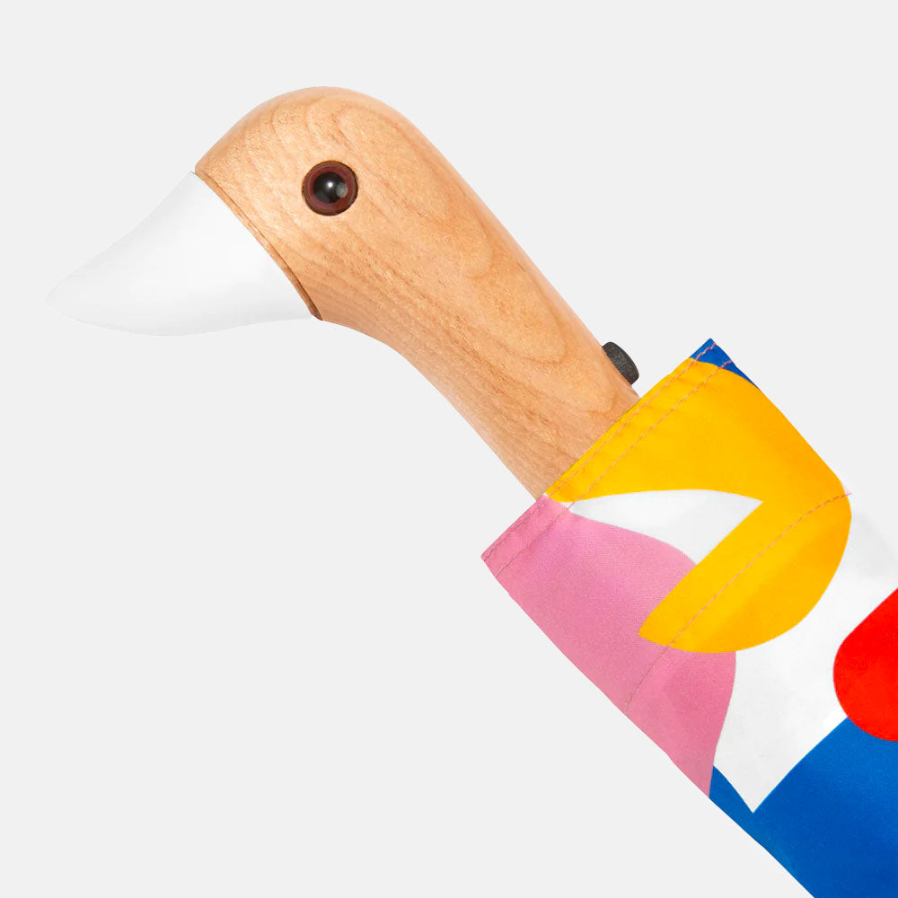 hand made duck head handle made from sustainably sourced birch wood