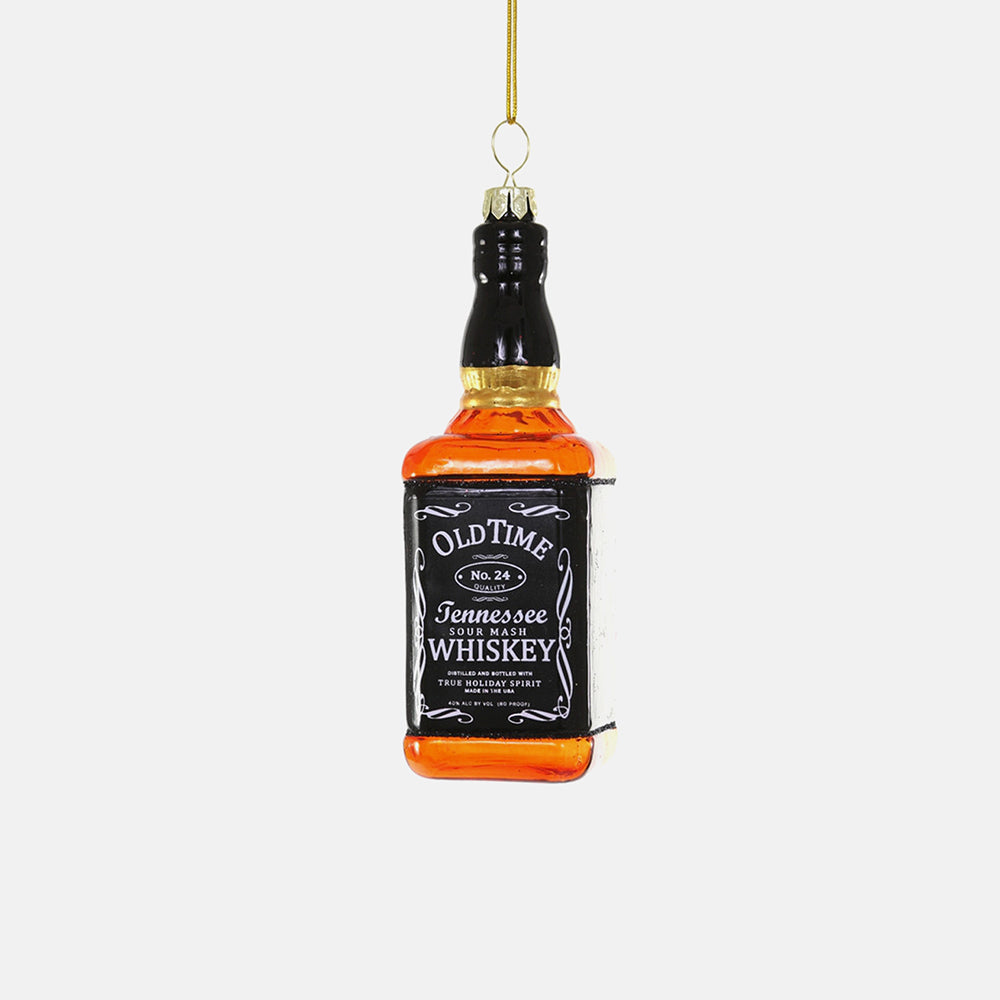tennessee whiskey bottle glass hanging christmas tree decoration bauble