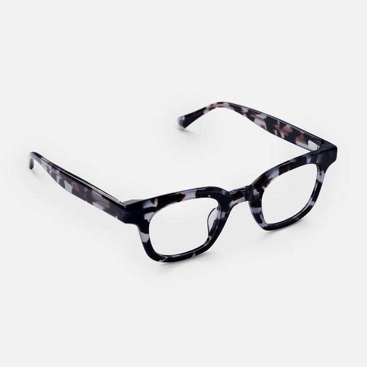 light blue and brown tortoiseshell reading glasses