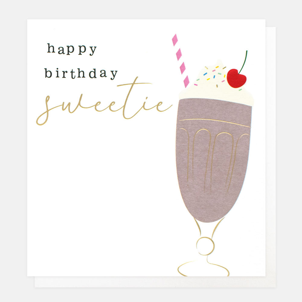 Caroline Gardner Chocolate Milkshake Birthday Card