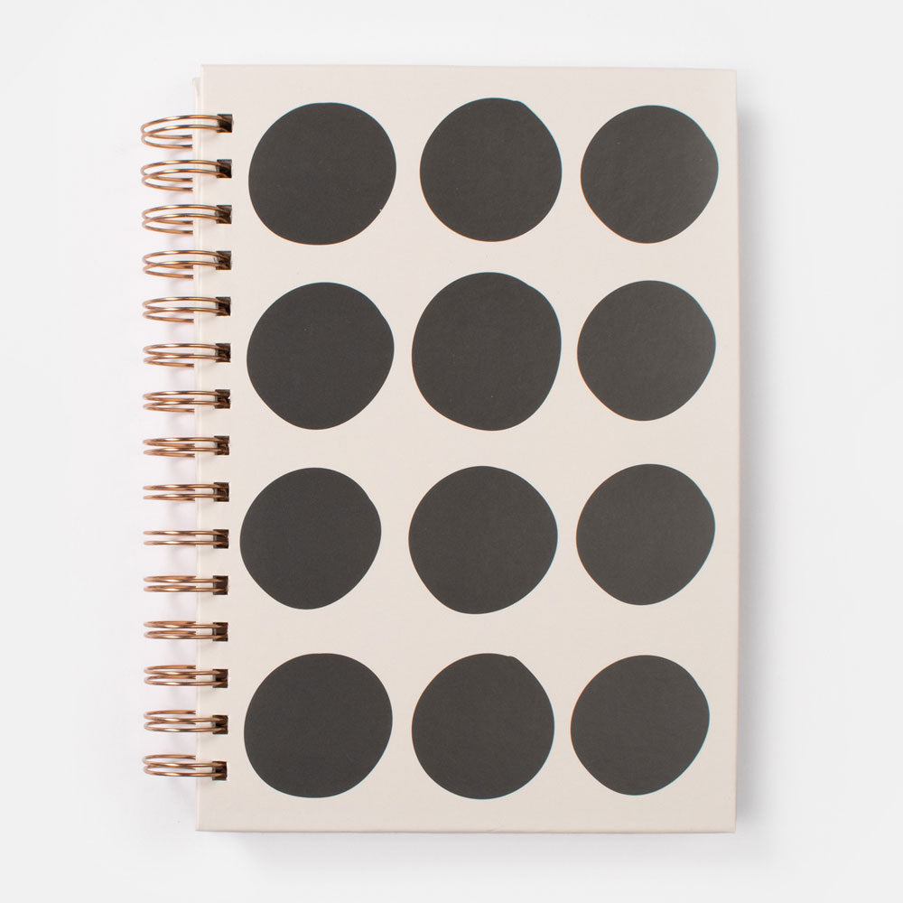 Mono Big Spot A5 Spiral Notebook Caroline Gardner