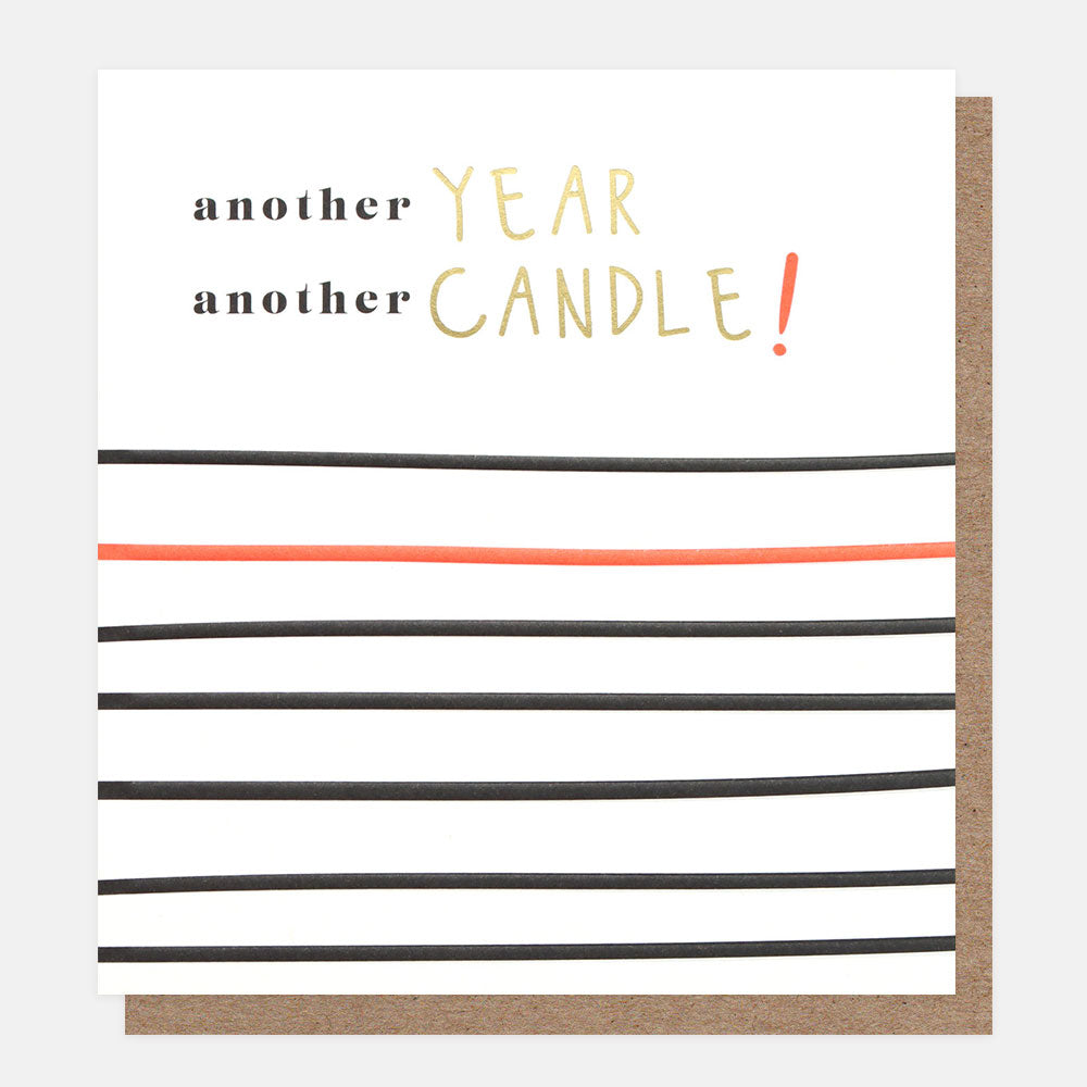 Caroline Gardner Another Year Another Candle Birthday Card