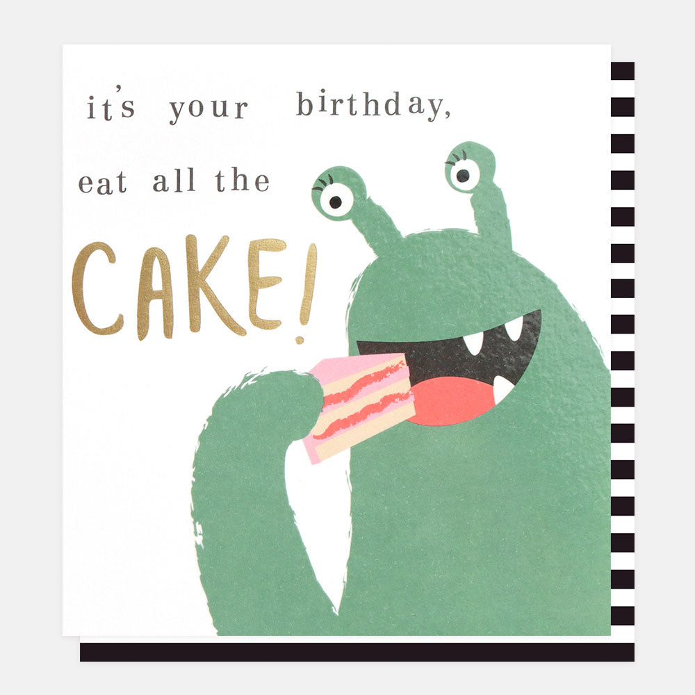 Caroline Gardner Eat All The Cake Birthday Card