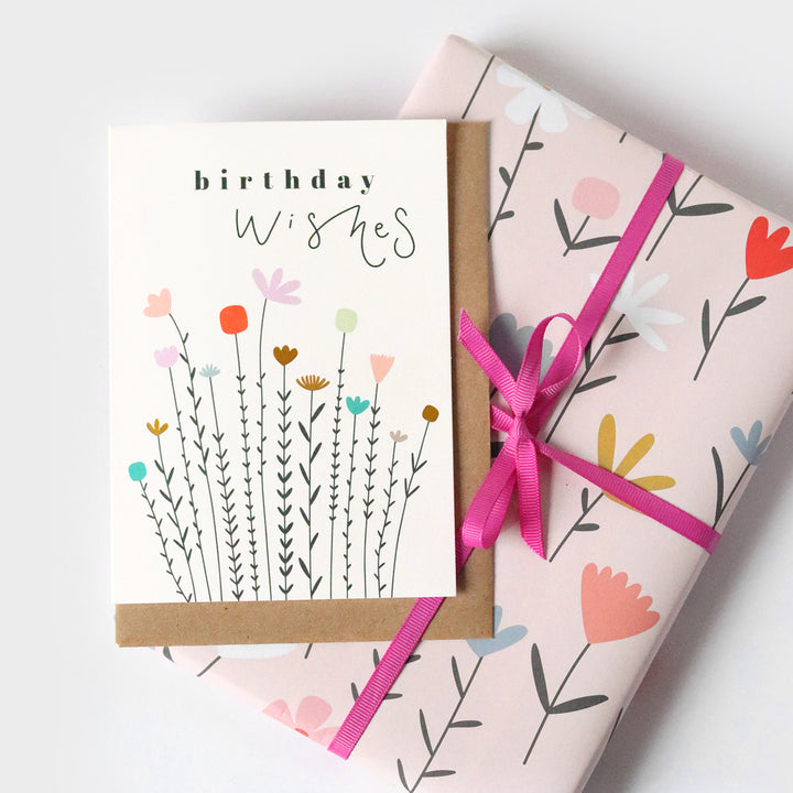 Fleur Floral Wrapping Paper, Birthday Everyday Wrap, 2