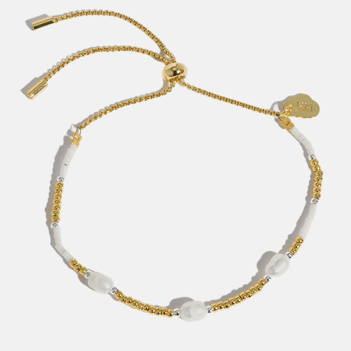 Pearl/Gold Amelia Bracelet