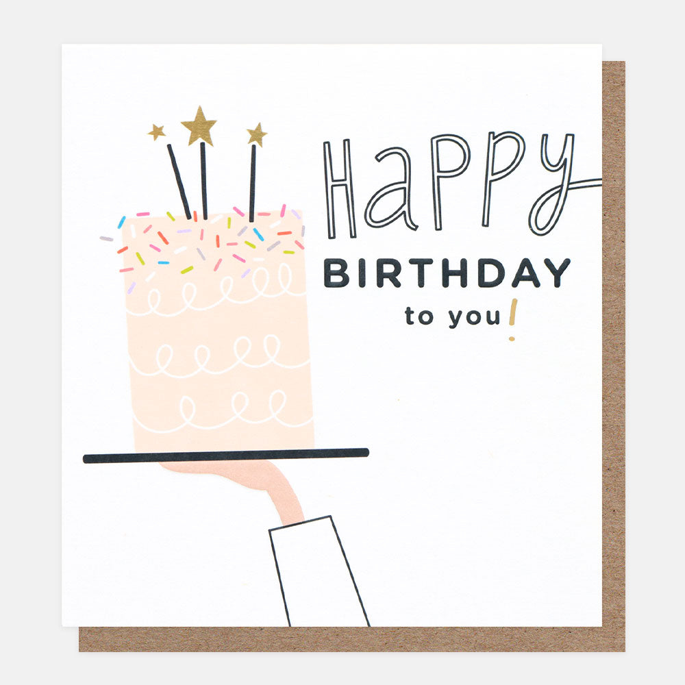 Happy Birthday To You Cake Birthday Card