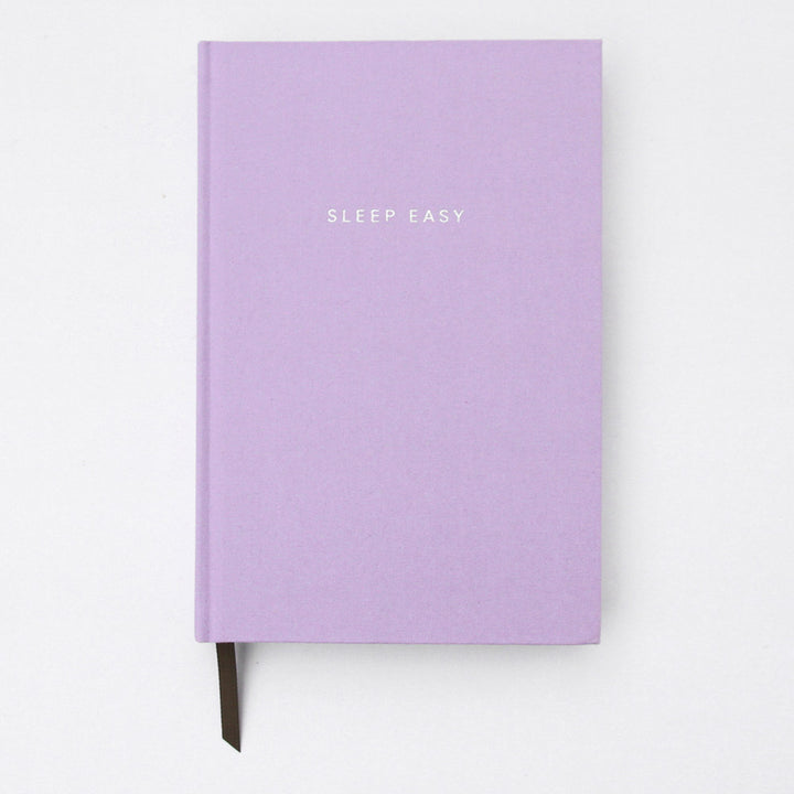 Lilac Bedtime Sleep Journal, Hardback Purple Notebooks, 1