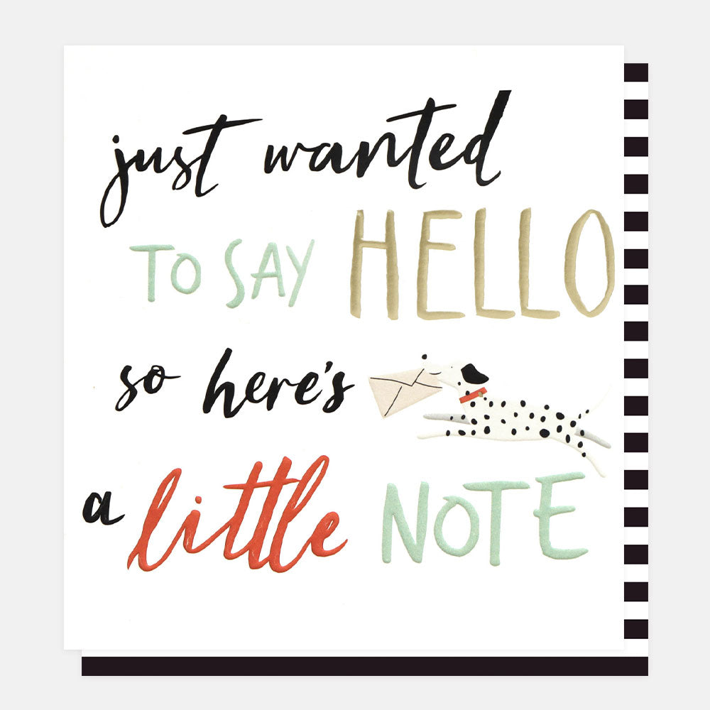 CAroline Gardner Just Wanted To Say Hello Everyday Card