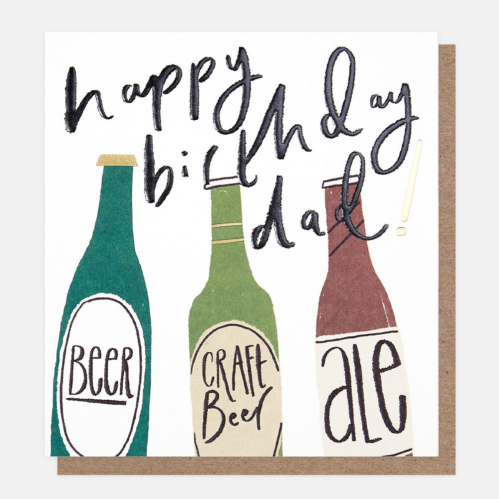 Beer Birthday Card For Dad