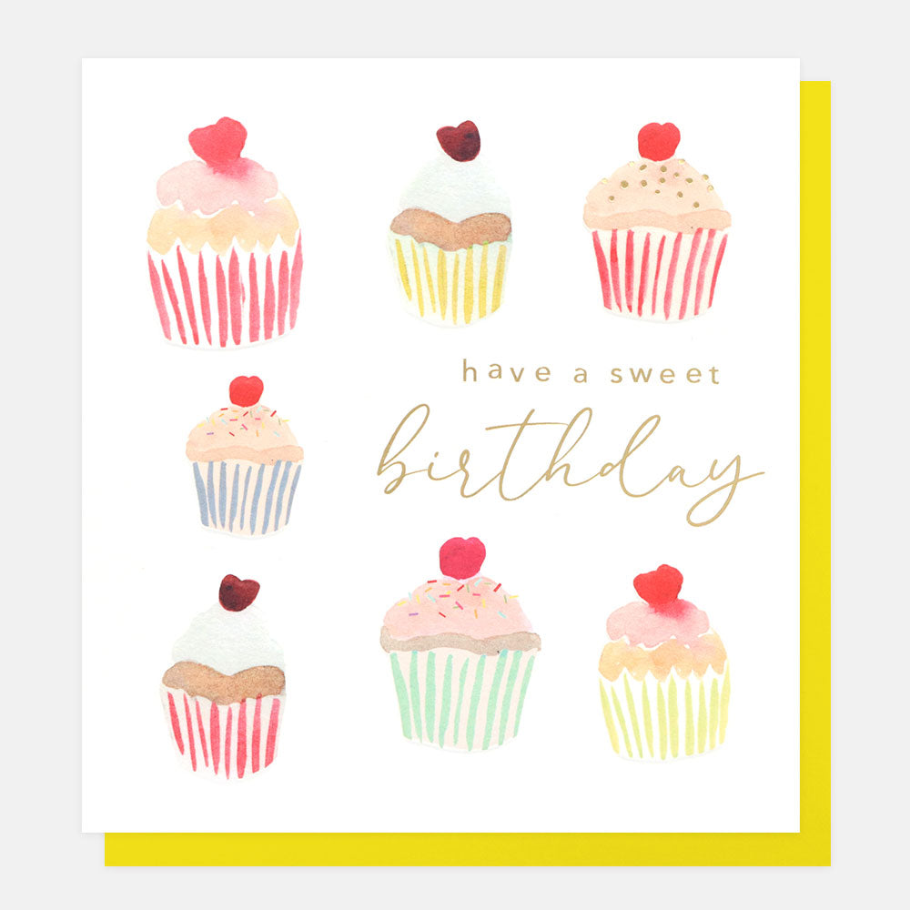 Sweet Cupcakes Birthday Card