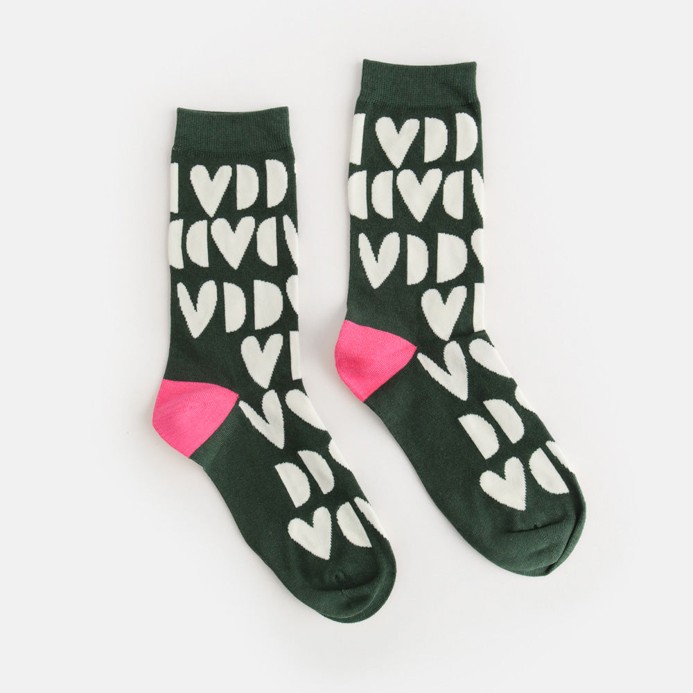 Mini Hearts Socks