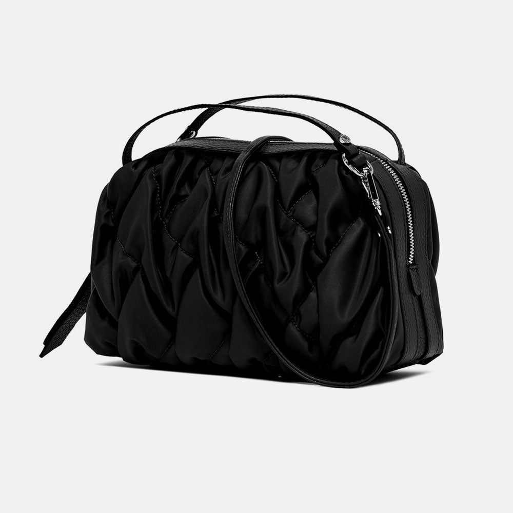 Nero Quilted Nylon Large Alifa Bag