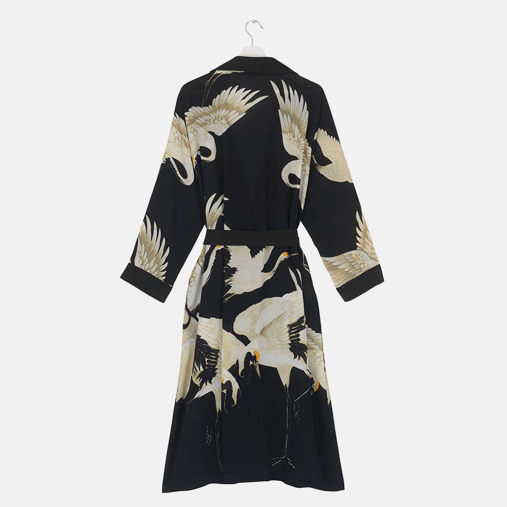 Black Stork Lightweight Dressing Gown
