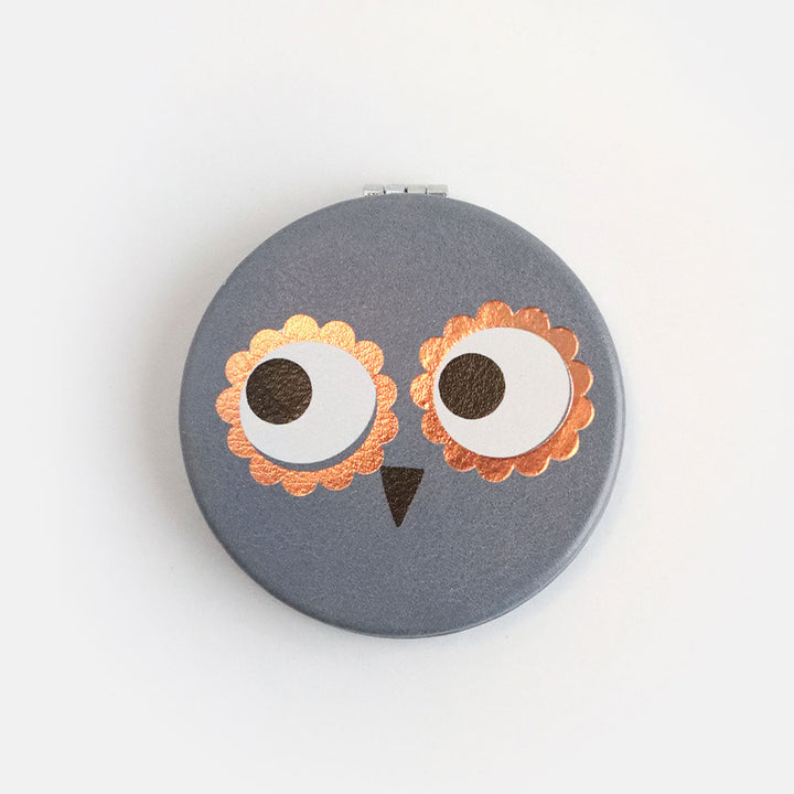 Caroline Gardner Owl Pocket Mirror