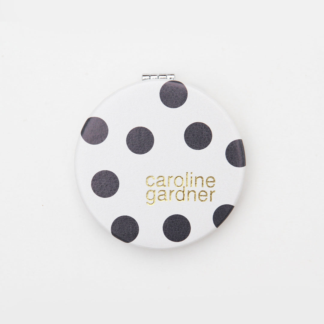 Love Scattered Spot Pocket Mirror, Polka Dot Pocket Compact Mirror, 4