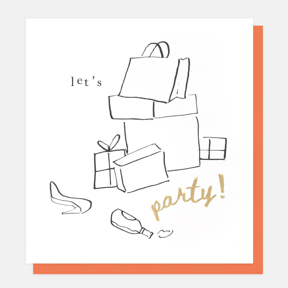 Shopping Bags Birthday Card