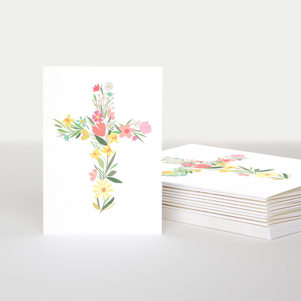 Floral-Cross-Easter-Card-Pack-10