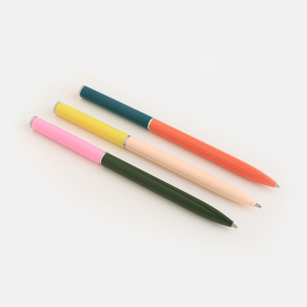 Caroline Gardner Pink/Yellow/Orange Pen Set Of 3