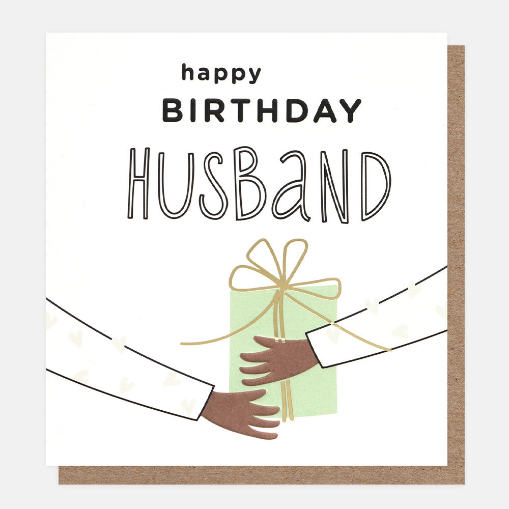 Caroline gardner Present Birthday Card For Husband