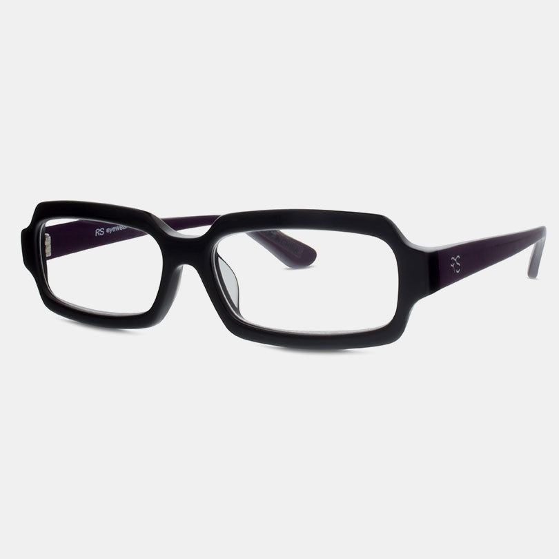 Black/Purple Reading Glasses (1.5), Purple, Reading Glasses, Glasses