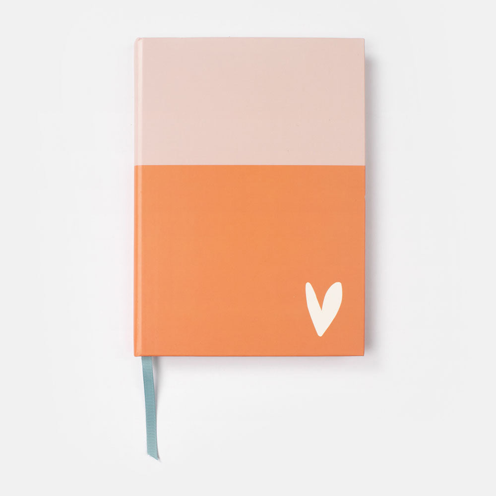 Large Hardback Pink Notebook Caroline Gardner