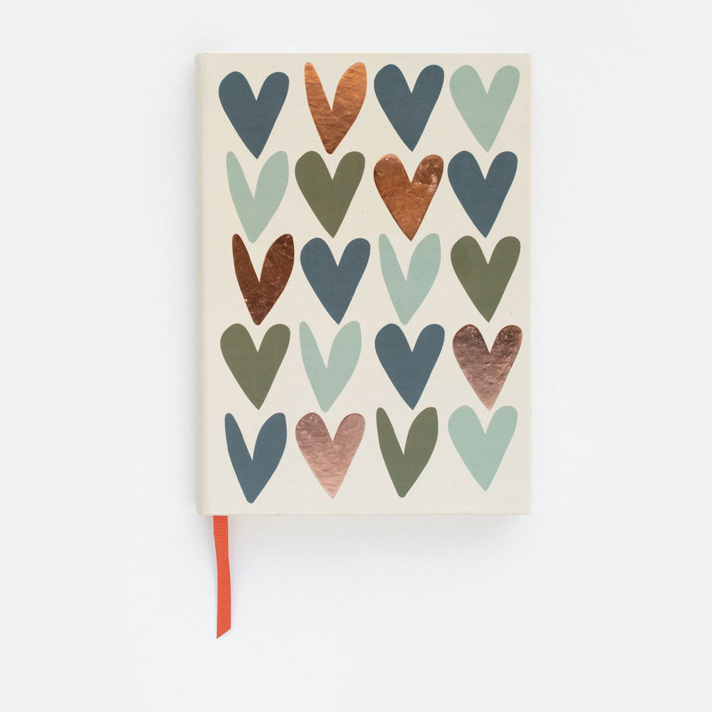 Gorgeous Hearts Casebound Notebook Caroline Gardner