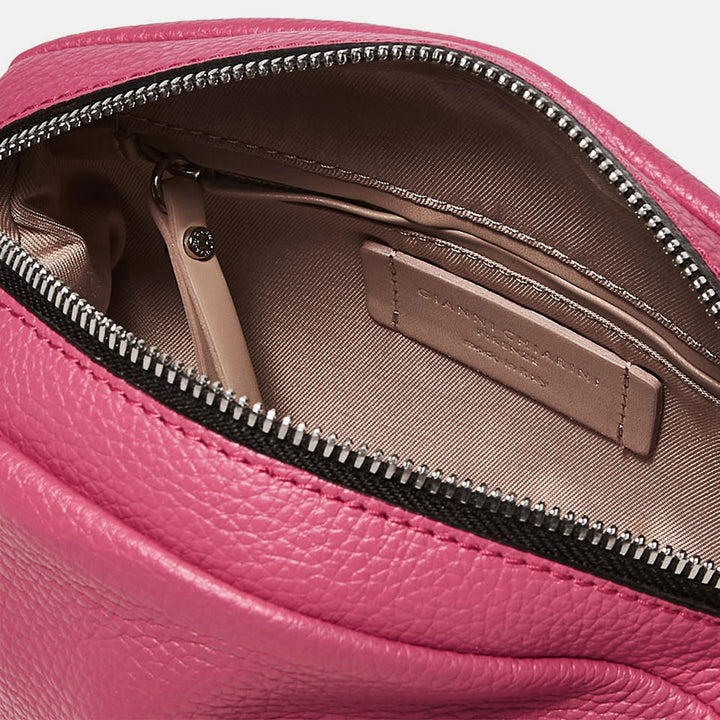 Italian leather pink becka bag Caroline Gardner