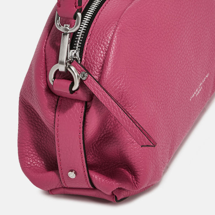 Pink crossbody bag with silver detail Caroline Gardner 