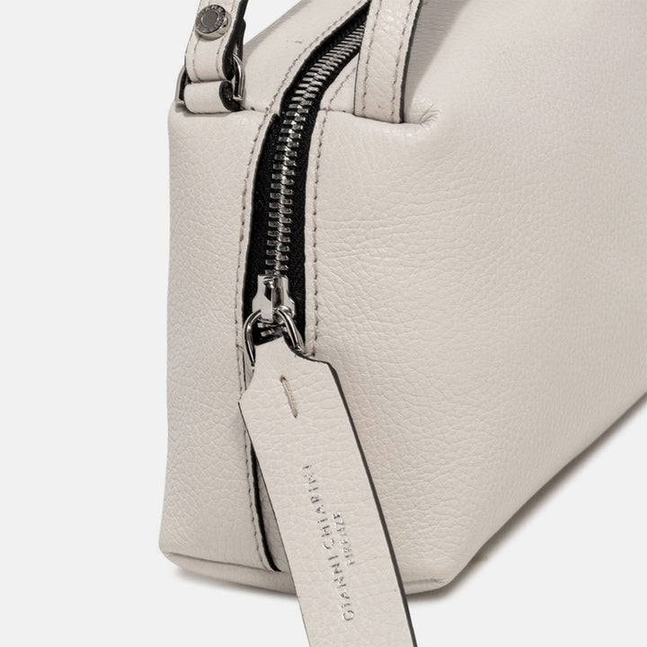 Marble leather handbag with strap Caroline Gardner