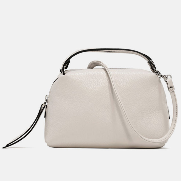 Italian leather alifa small elegant handbag Caroline Gardner