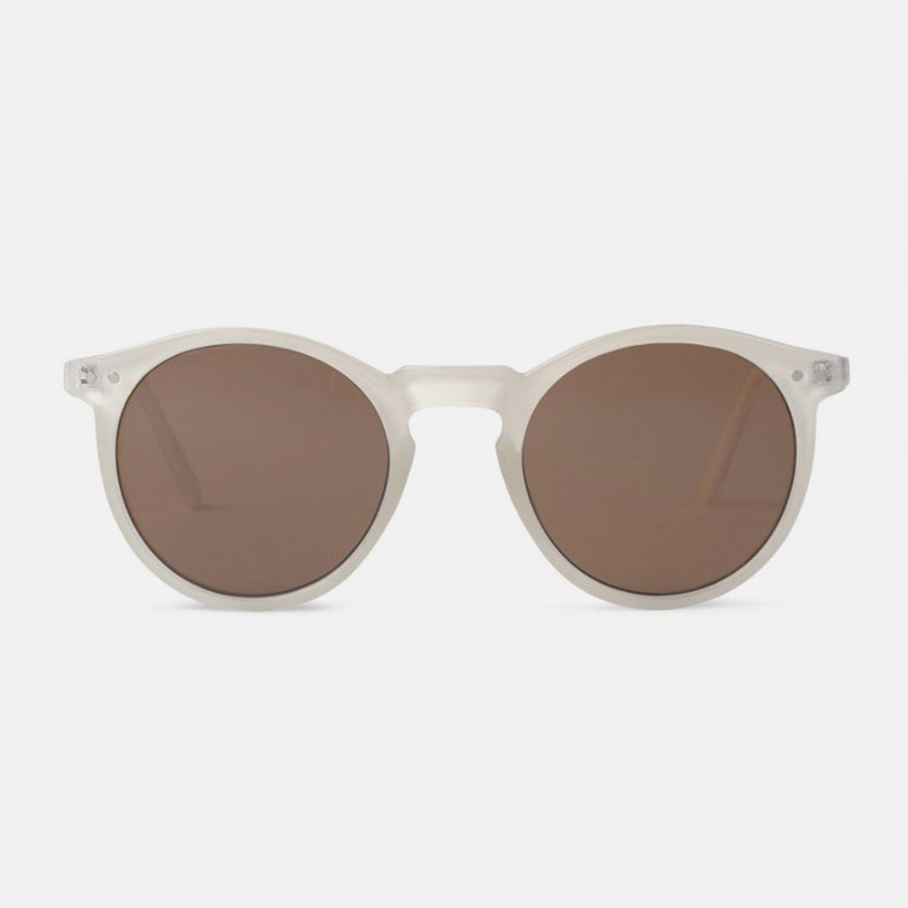Products Charles Round Sunglasses White