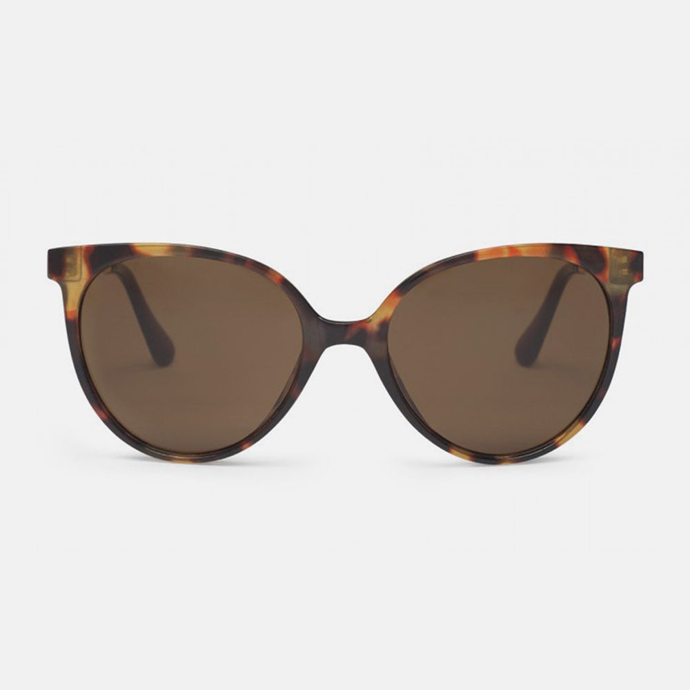 Tortoise Angele Cat-Eye Sunglasses