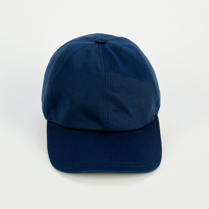 Gorra de algodón azul marino