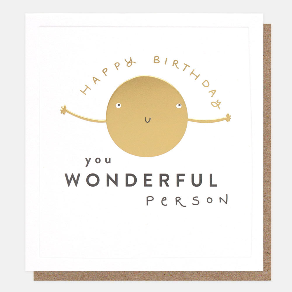 Wonderful Person Birthday Card