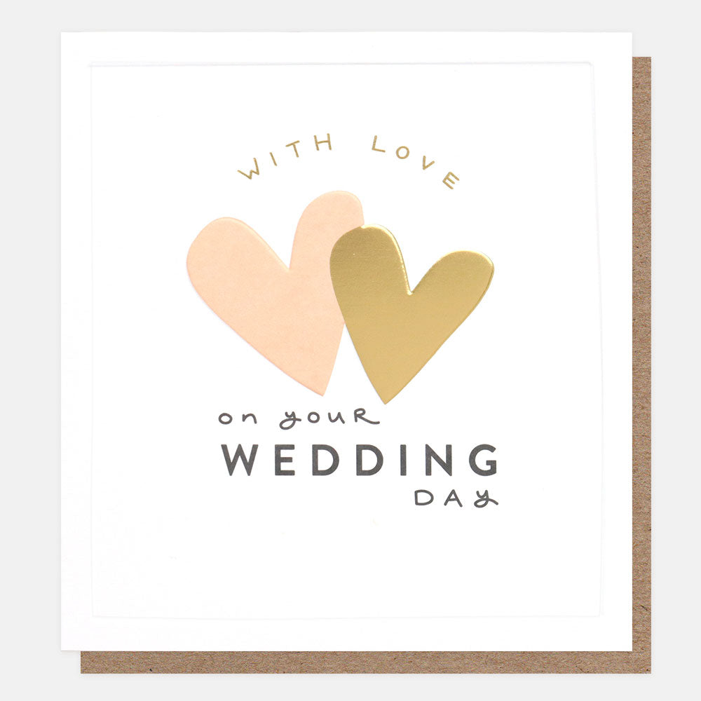 Hearts Wedding Card