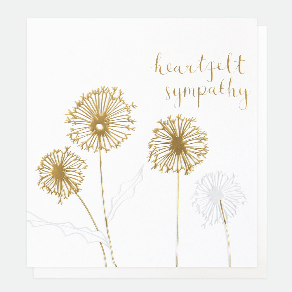 Dandelion Heartfelt Sympathy Card