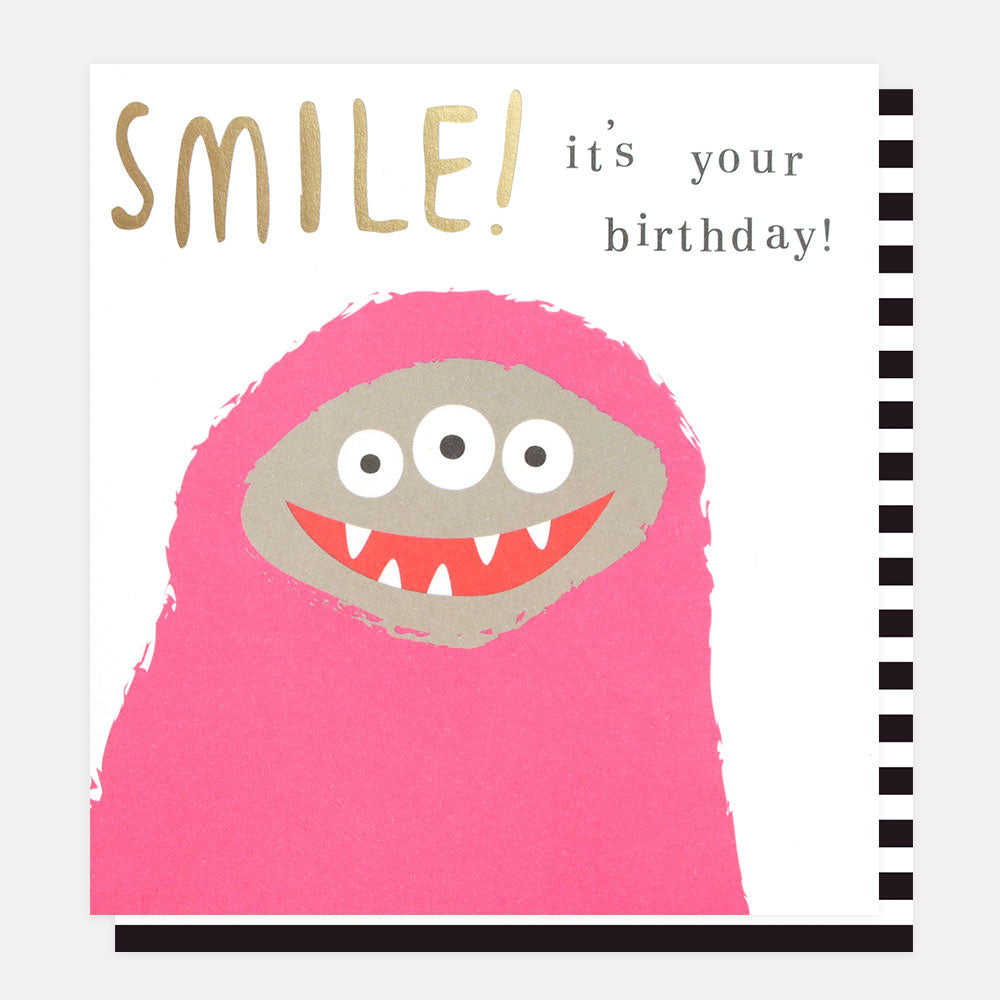 Caroline Gardner Smile Birthday Card