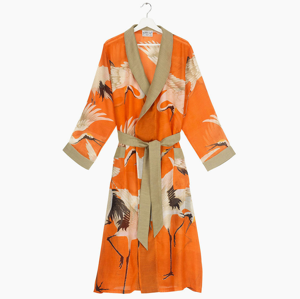 Orange Stork Gown
