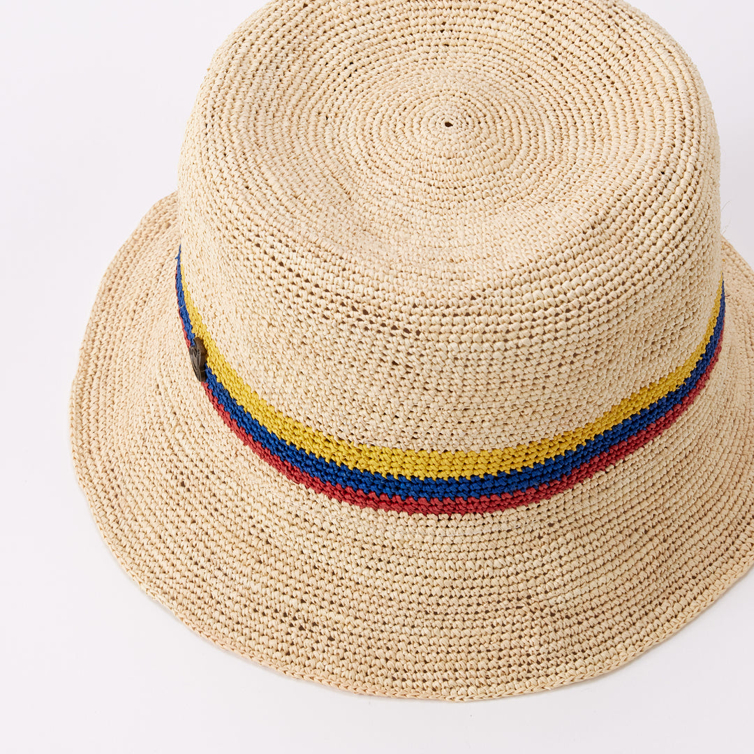 Stripe Band Bucket Hat