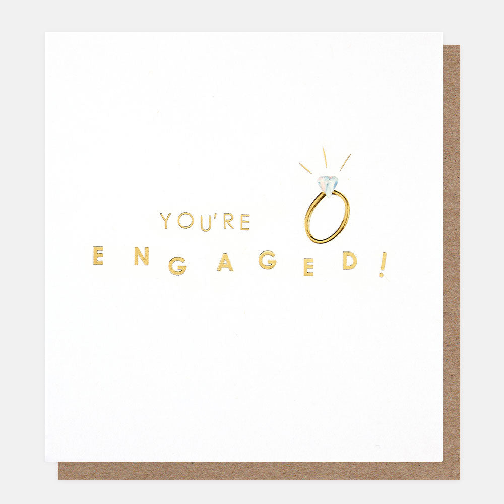 Diamond Ring Engagement Card