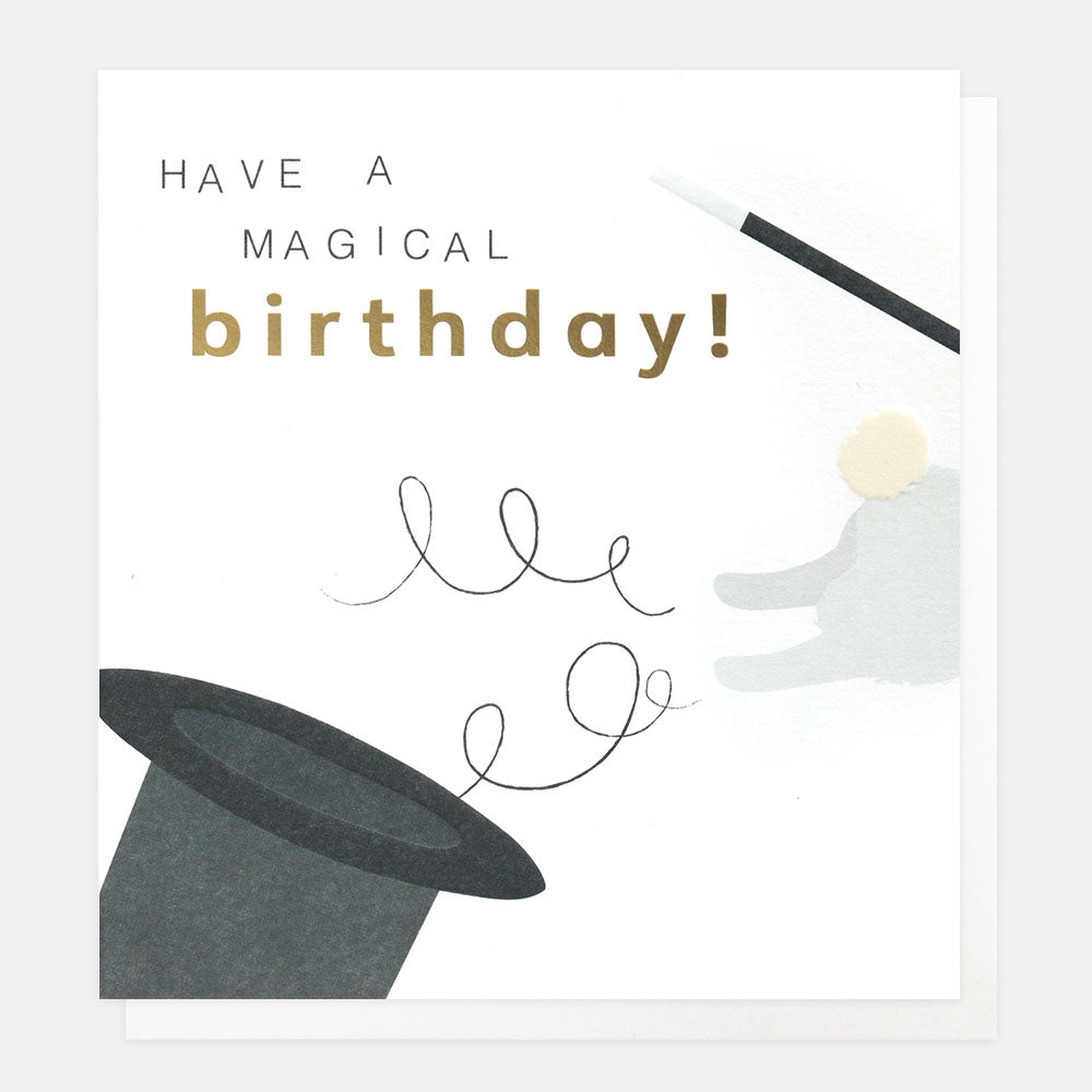 Top Hat Birthday Card
