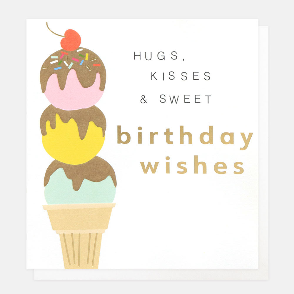 Sweet Ice Cream Birthday Card