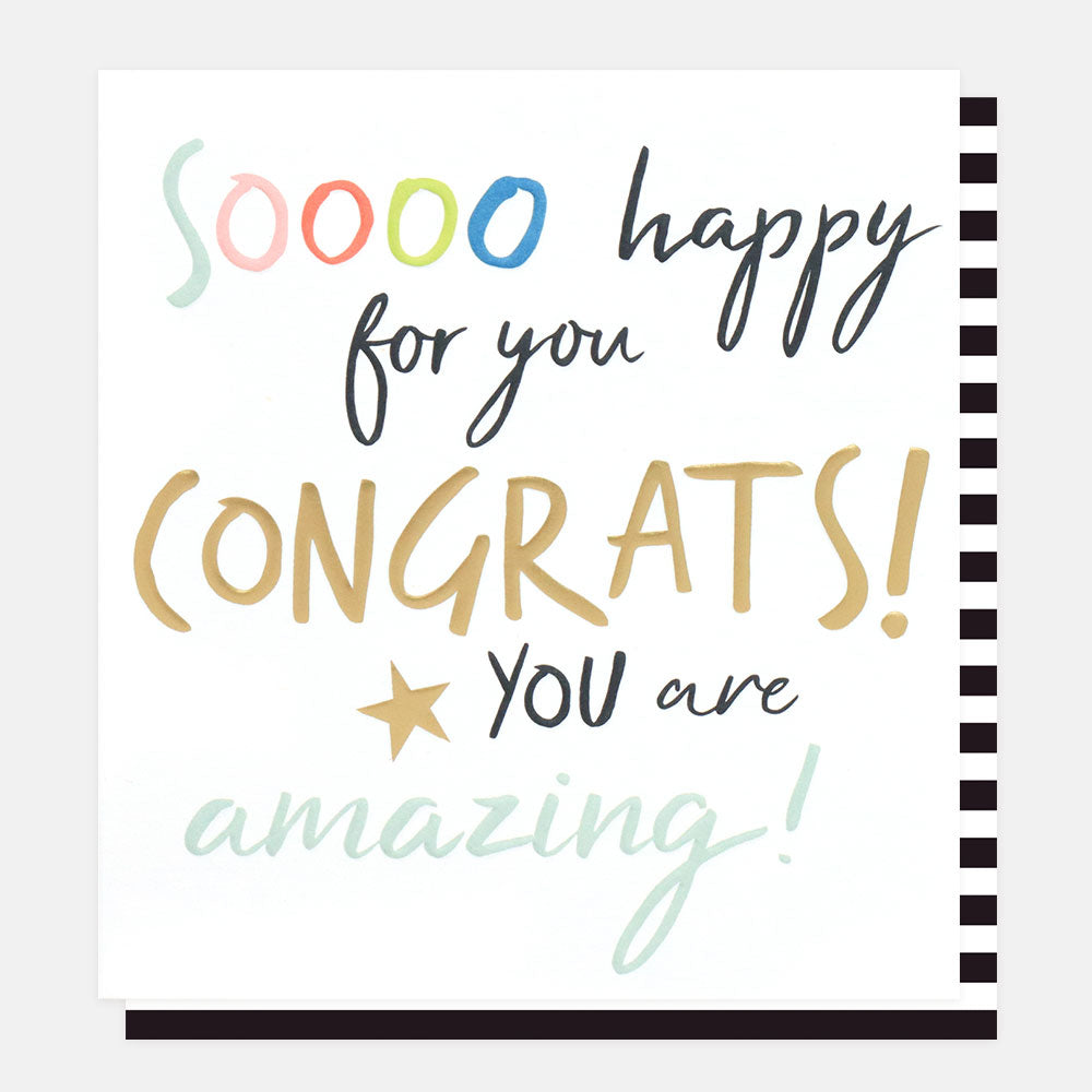 You Are Amazing Congratulations Card