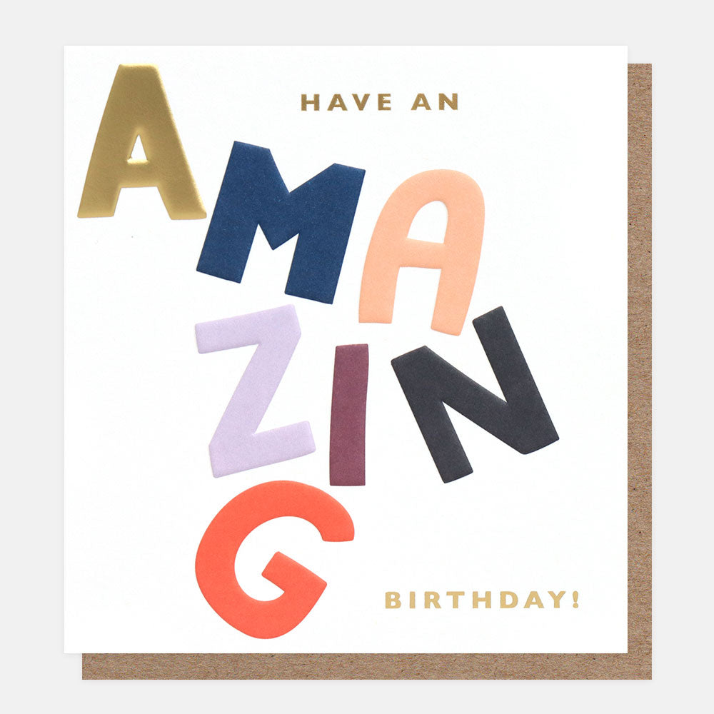 Text Amazing Birthday Card