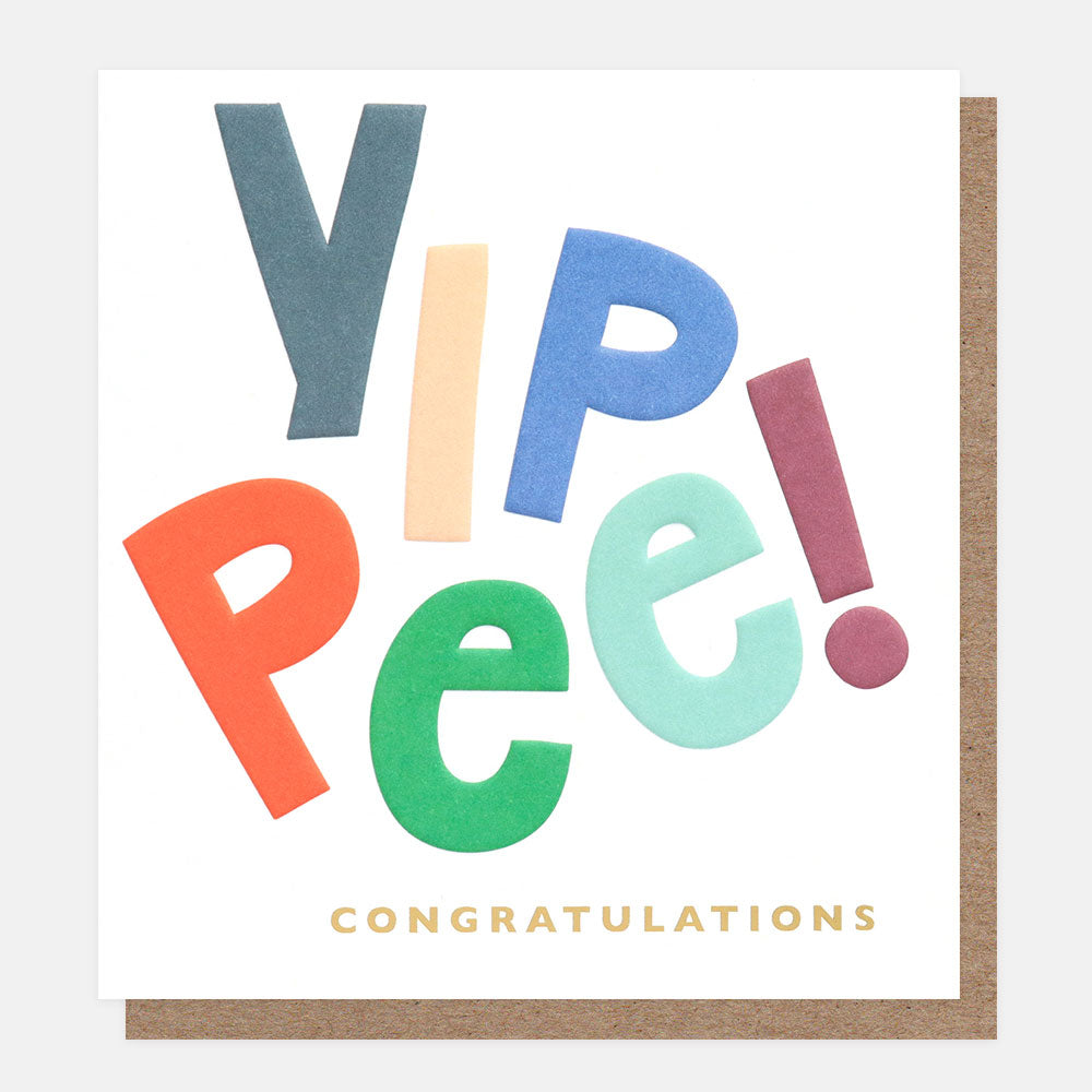Text Yippee Congratulations Card