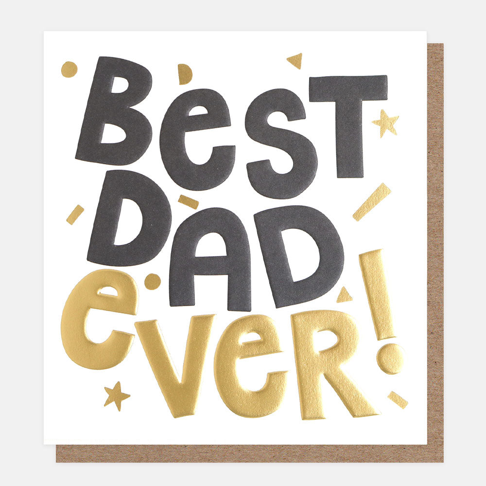 best dad ever card for father's day or birthday