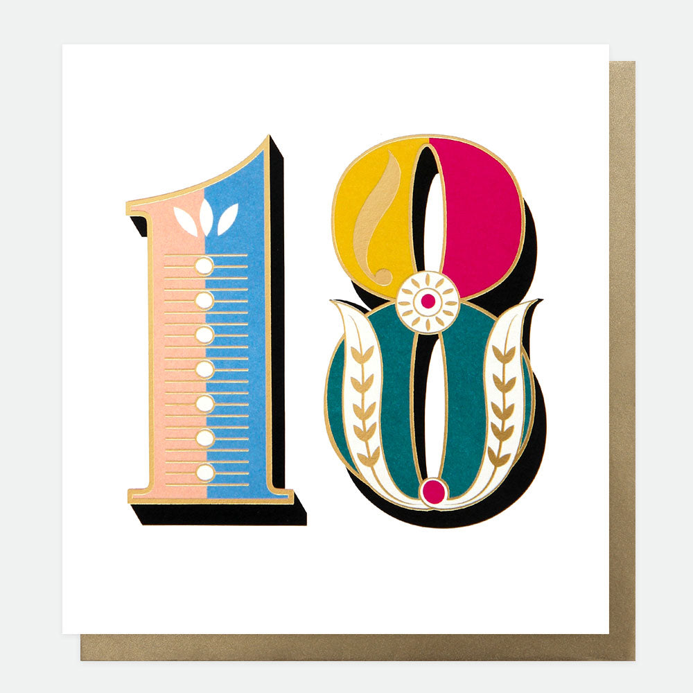 Carnival 18th Birthday Card